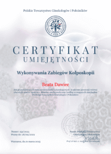 152-PTGiP-C.KOLPOSKOPII-Dawiec-Beata
