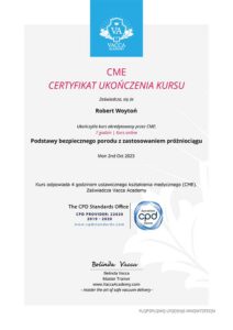 Certificate-Robert-Woytoń VACCA