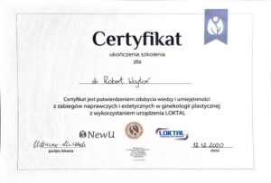 Certyfikat Gin