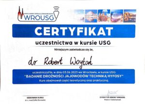 Certyfikat HyFoSy 2023