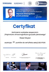Certyfikat USG piersi_