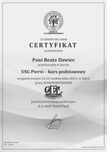 Badanie USG piersi