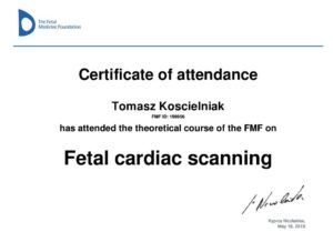 Fetal cardiac scanning attendance
