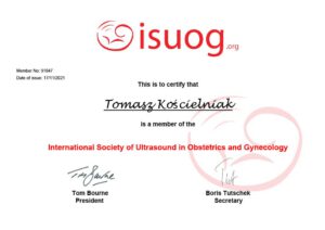 ISUOG Membership Certificate
