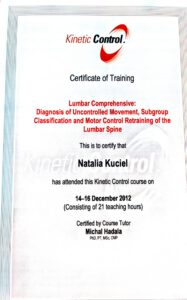 Kinetic Control 2012-2