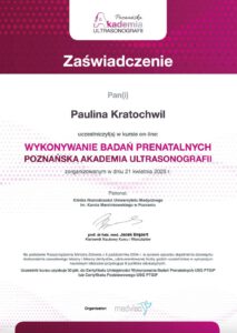 Paulina-Kratochwil-wykonwyanie-badan-prenatalnych