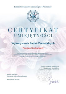 Wykonywanie badań prenatalnych Kratochwil-Paulina