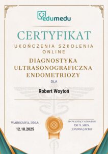 certyfikat-USG ENDOMETRIOZA