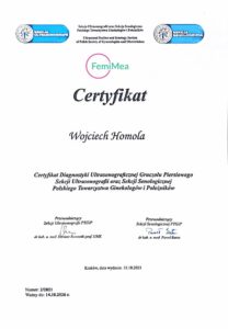 certyfikat usg piersi